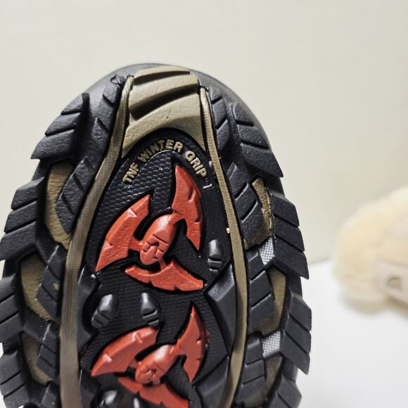 The North Face Winter Boots Womens Primaloft Tan Leather Waterproof Size 9 - Picture 8 of 9